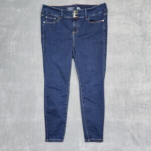 Torrid Jegging Jeans Super Soft Skinny High Rise Dark Wash Stretch Size 16 Short